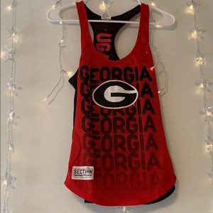 ⭐️NWOT Georgia Jersey Tank⭐️